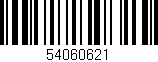 Código de barras (EAN, GTIN, SKU, ISBN): '54060621'