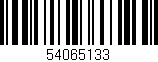 Código de barras (EAN, GTIN, SKU, ISBN): '54065133'
