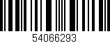 Código de barras (EAN, GTIN, SKU, ISBN): '54066293'