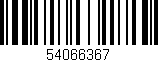 Código de barras (EAN, GTIN, SKU, ISBN): '54066367'