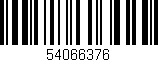 Código de barras (EAN, GTIN, SKU, ISBN): '54066376'