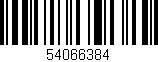Código de barras (EAN, GTIN, SKU, ISBN): '54066384'