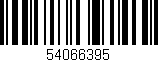 Código de barras (EAN, GTIN, SKU, ISBN): '54066395'