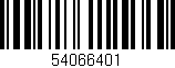 Código de barras (EAN, GTIN, SKU, ISBN): '54066401'