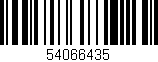 Código de barras (EAN, GTIN, SKU, ISBN): '54066435'