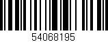 Código de barras (EAN, GTIN, SKU, ISBN): '54068195'