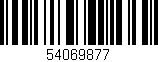 Código de barras (EAN, GTIN, SKU, ISBN): '54069877'