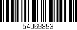 Código de barras (EAN, GTIN, SKU, ISBN): '54069893'