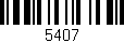 Código de barras (EAN, GTIN, SKU, ISBN): '5407'