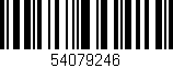 Código de barras (EAN, GTIN, SKU, ISBN): '54079246'