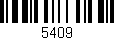 Código de barras (EAN, GTIN, SKU, ISBN): '5409'