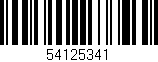 Código de barras (EAN, GTIN, SKU, ISBN): '54125341'