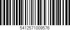 Código de barras (EAN, GTIN, SKU, ISBN): '5412571009576'