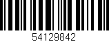 Código de barras (EAN, GTIN, SKU, ISBN): '54129842'