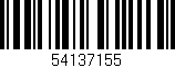Código de barras (EAN, GTIN, SKU, ISBN): '54137155'
