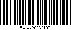 Código de barras (EAN, GTIN, SKU, ISBN): '5414428062192'