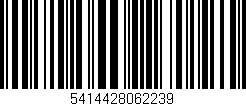 Código de barras (EAN, GTIN, SKU, ISBN): '5414428062239'