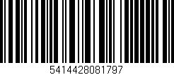 Código de barras (EAN, GTIN, SKU, ISBN): '5414428081797'