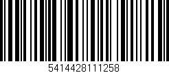 Código de barras (EAN, GTIN, SKU, ISBN): '5414428111258'