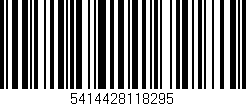 Código de barras (EAN, GTIN, SKU, ISBN): '5414428118295'