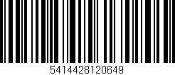 Código de barras (EAN, GTIN, SKU, ISBN): '5414428120649'