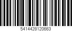 Código de barras (EAN, GTIN, SKU, ISBN): '5414428120663'