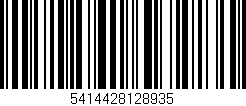Código de barras (EAN, GTIN, SKU, ISBN): '5414428128935'