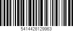 Código de barras (EAN, GTIN, SKU, ISBN): '5414428129963'