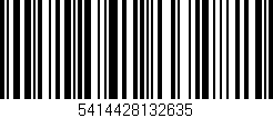 Código de barras (EAN, GTIN, SKU, ISBN): '5414428132635'
