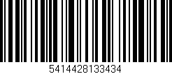Código de barras (EAN, GTIN, SKU, ISBN): '5414428133434'