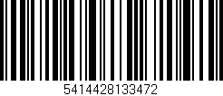 Código de barras (EAN, GTIN, SKU, ISBN): '5414428133472'