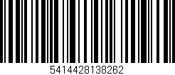 Código de barras (EAN, GTIN, SKU, ISBN): '5414428138262'