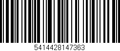 Código de barras (EAN, GTIN, SKU, ISBN): '5414428147363'