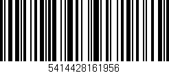 Código de barras (EAN, GTIN, SKU, ISBN): '5414428161956'