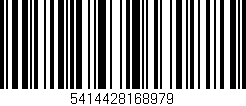 Código de barras (EAN, GTIN, SKU, ISBN): '5414428168979'