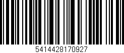 Código de barras (EAN, GTIN, SKU, ISBN): '5414428170927'
