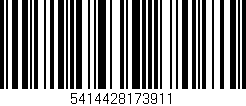 Código de barras (EAN, GTIN, SKU, ISBN): '5414428173911'