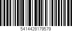 Código de barras (EAN, GTIN, SKU, ISBN): '5414428179579'