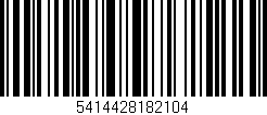 Código de barras (EAN, GTIN, SKU, ISBN): '5414428182104'