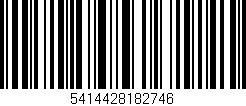 Código de barras (EAN, GTIN, SKU, ISBN): '5414428182746'