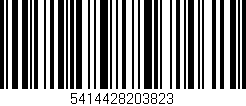 Código de barras (EAN, GTIN, SKU, ISBN): '5414428203823'