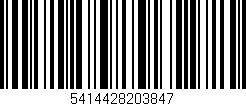 Código de barras (EAN, GTIN, SKU, ISBN): '5414428203847'