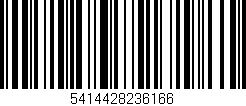 Código de barras (EAN, GTIN, SKU, ISBN): '5414428236166'