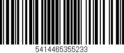 Código de barras (EAN, GTIN, SKU, ISBN): '5414465355233'