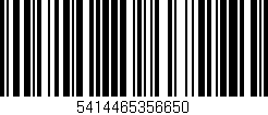 Código de barras (EAN, GTIN, SKU, ISBN): '5414465356650'