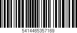 Código de barras (EAN, GTIN, SKU, ISBN): '5414465357169'