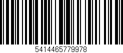 Código de barras (EAN, GTIN, SKU, ISBN): '5414465779978'