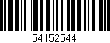 Código de barras (EAN, GTIN, SKU, ISBN): '54152544'