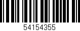 Código de barras (EAN, GTIN, SKU, ISBN): '54154355'