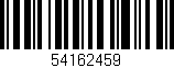 Código de barras (EAN, GTIN, SKU, ISBN): '54162459'